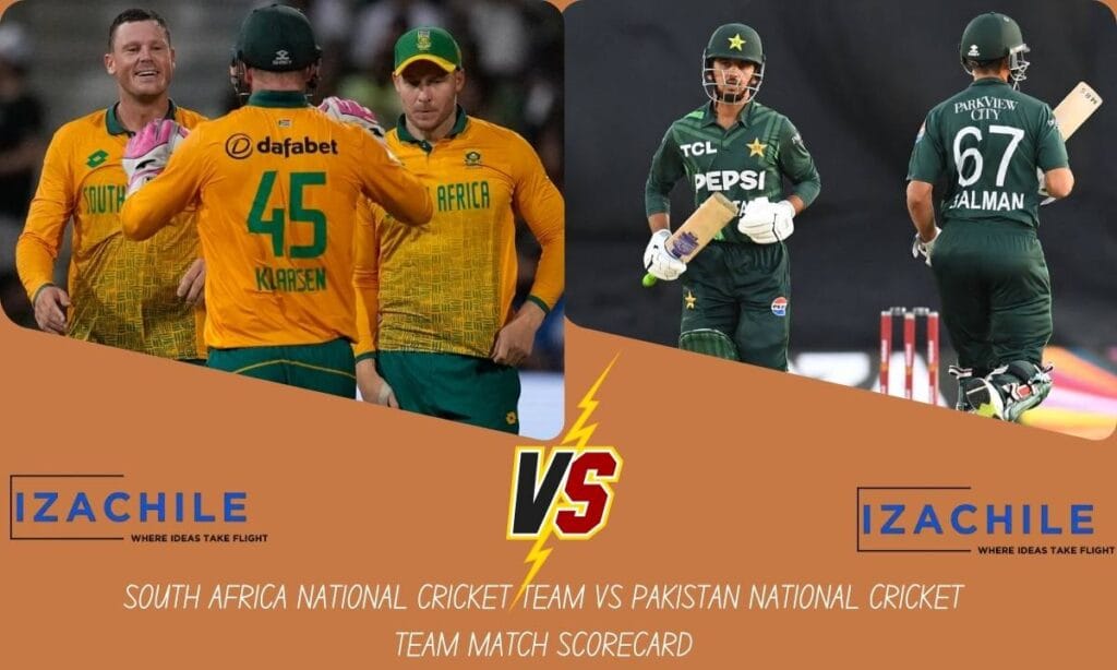 South Africa National Cricket Team Vs Pakistan National Cricket Team Match Scorecard